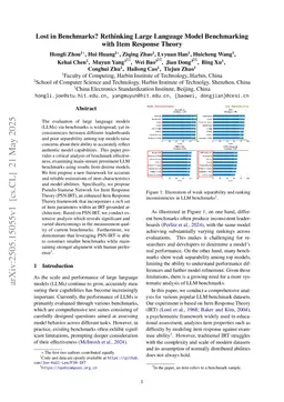 Lost in Benchmarks? Rethinking Large Language Model Benchmarking with Item Response Theory