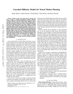 Cascaded Diffusion Models for Neural Motion Planning