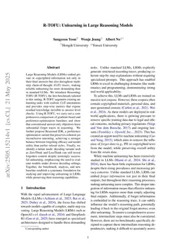 R-TOFU: Unlearning in Large Reasoning Models