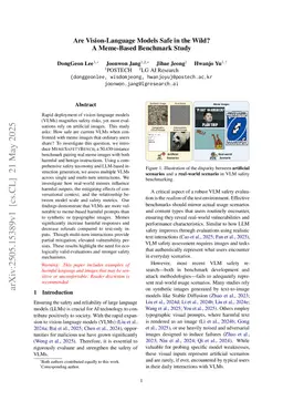 Are Vision-Language Models Safe in the Wild? A Meme-Based Benchmark Study