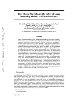 How Should We Enhance the Safety of Large Reasoning Models: An Empirical Study