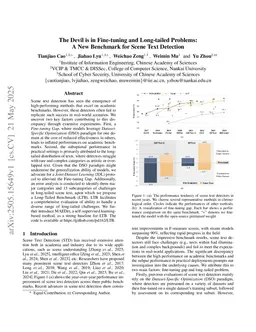 The Devil is in Fine-tuning and Long-tailed Problems:A New Benchmark for Scene Text Detection