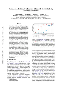 ThinkLess: A Training-Free Inference-Efficient Method for Reducing Reasoning Redundancy