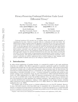 Privacy-Preserving Conformal Prediction Under Local Differential Privacy