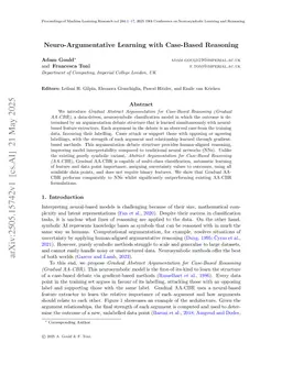 Neuro-Argumentative Learning with Case-Based Reasoning