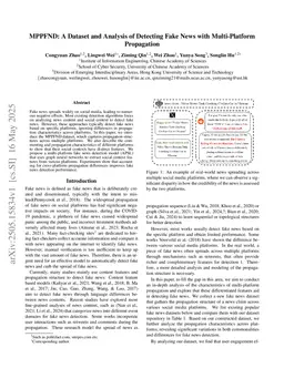 MPPFND: A Dataset and Analysis of Detecting Fake News with Multi-Platform Propagation