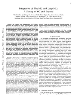 Integration of TinyML and LargeML: A Survey of 6G and Beyond