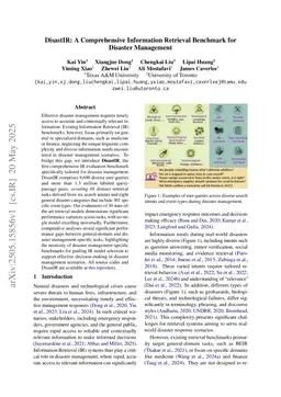 DisastIR: A Comprehensive Information Retrieval Benchmark for Disaster Management