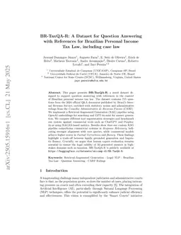 BR-TaxQA-R: A Dataset for Question Answering with References for Brazilian Personal Income Tax Law, including case law