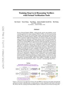 Generalizable Process Reward Models via Formally Verified Training Data