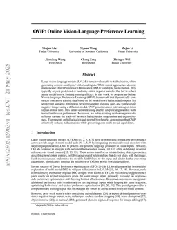 OViP: Online Vision-Language Preference Learning for VLM Hallucination