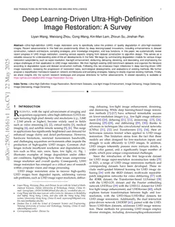 Deep Learning-Driven Ultra-High-Definition Image Restoration: A Survey