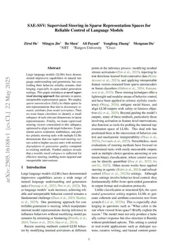 SAE-SSV: Supervised Steering in Sparse Representation Spaces for Reliable Control of Language Models
