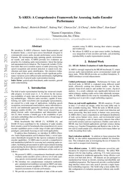 X-ARES: A Comprehensive Framework for Assessing Audio Encoder Performance