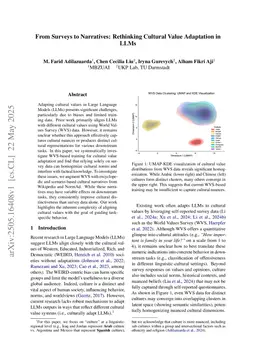 From Surveys to Narratives: Rethinking Cultural Value Adaptation in LLMs