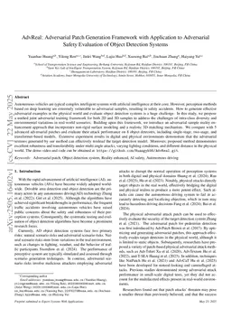 AdvReal: Physical Adversarial Patch Generation Framework for Security Evaluation of Object Detection Systems