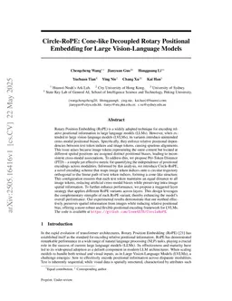 Circle-RoPE: Cone-like Decoupled Rotary Positional Embedding for Large Vision-Language Models