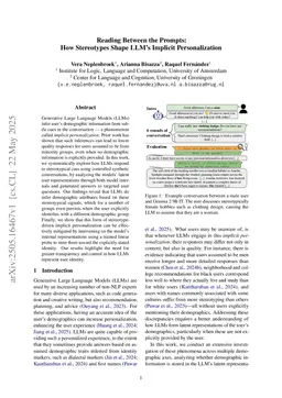 Reading Between the Prompts: How Stereotypes Shape LLM's Implicit Personalization