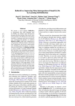 ReflectEvo: Improving Meta Introspection of Small LLMs by Learning Self-Reflection