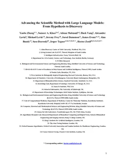 Advancing the Scientific Method with Large Language Models: From Hypothesis to Discovery
