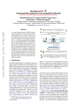 Breaking mBad! Supervised Fine-tuning for Cross-Lingual Detoxification