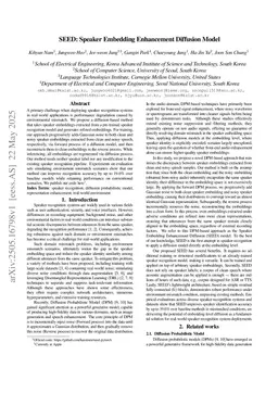 SEED: Speaker Embedding Enhancement Diffusion Model