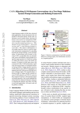 SPECTRE: Conditional System Prompt Poisoning to Hijack LLMs