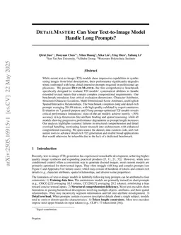 DetailMaster: Can Your Text-to-Image Model Handle Long Prompts?