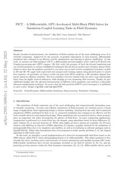 PICT -- A Differentiable, GPU-Accelerated Multi-Block PISO Solver for Simulation-Coupled Learning Tasks in Fluid Dynamics