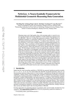 NeSyGeo: A Neuro-Symbolic Framework for Multimodal Geometric Reasoning Data Generation