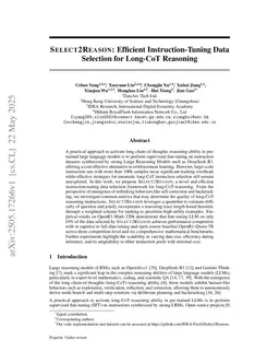 Select2Reason: Efficient Instruction-Tuning Data Selection for Long-CoT Reasoning