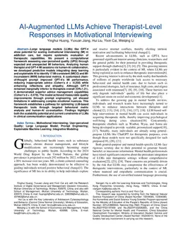 AI-Augmented LLMs Achieve Therapist-Level Responses in Motivational Interviewing