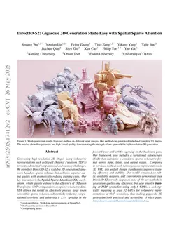 Direct3D-S2: Gigascale 3D Generation Made Easy with Spatial Sparse Attention