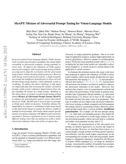 MoAPT: Mixture of Adversarial Prompt Tuning for Vision-Language Models