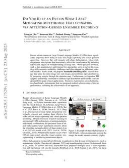 Do You Keep an Eye on What I Ask? Mitigating Multimodal Hallucination via Attention-Guided Ensemble Decoding