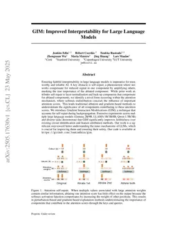 GIM: Improved Interpretability for Large Language Models