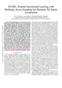 5G-DIL: Domain Incremental Learning with Similarity-Aware Sampling for Dynamic 5G Indoor Localization