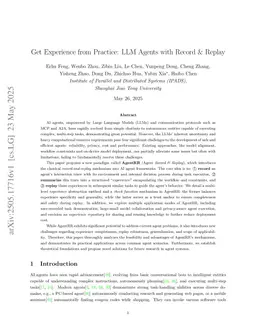 Get Experience from Practice: LLM Agents with Record & Replay