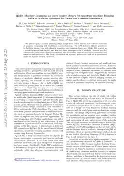 Qiskit Machine Learning: an open-source library for quantum machine learning tasks at scale on quantum hardware and classical simulators
