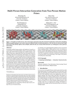 Multi-Person Interaction Generation from Two-Person Motion Priors