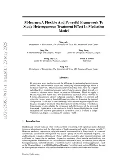 M-learner:A Flexible And Powerful Framework To Study Heterogeneous Treatment Effect In Mediation Model