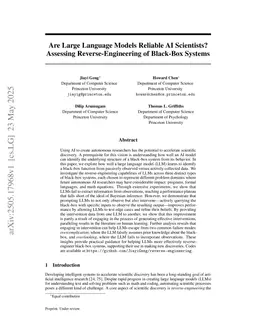 Are Large Language Models Reliable AI Scientists? Assessing Reverse-Engineering of Black-Box Systems