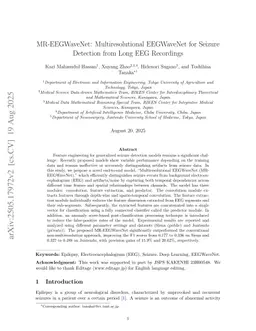 MR-EEGWaveNet: Multiresolutional EEGWaveNet for Seizure Detection from Long EEG Recordings