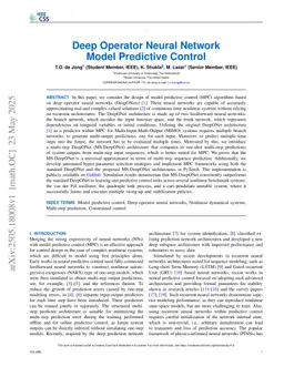 Deep Operator Neural Network Model Predictive Control