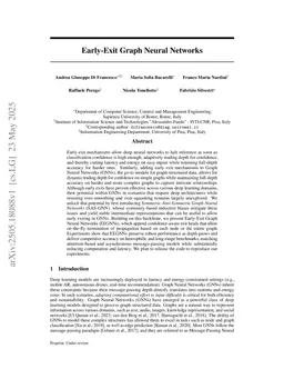 Early-Exit Graph Neural Networks