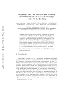Adapting SAM 2 for Visual Object Tracking: 1st Place Solution for MMVPR Challenge Multi-Modal Tracking