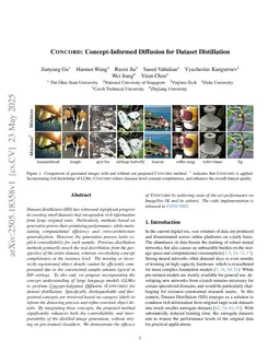 CONCORD: Concept-Informed Diffusion for Dataset Distillation