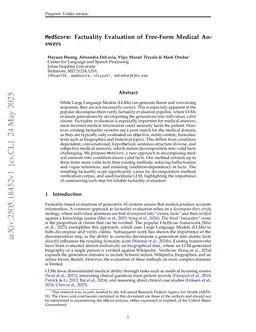 MedScore: Generalizable Factuality Evaluation of Free-Form Medical Answers by Domain-adapted Claim Decomposition and Verification