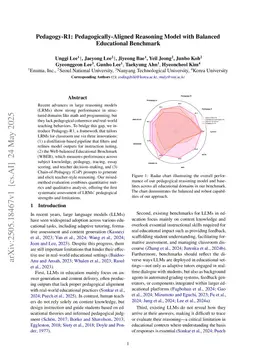Pedagogy-R1: Pedagogically-Aligned Reasoning Model with Balanced Educational Benchmark