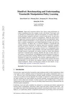 ManiFeel: Benchmarking and Understanding Visuotactile Manipulation Policy Learning